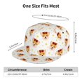 thumbnail image 2 of Flat Bill Trucker Hats for Women Men - Funny Corgi Adjustable Flat Baseball Cap Snapback Hats Dad Hats for Men, 2 of 7
