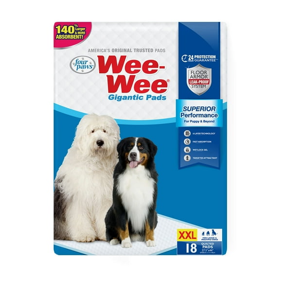 Pee Pads Four Paws Wee-Wee Superior Performance XL Dogs x18
