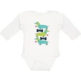 thumbnail image 3 of Inktastic Dachshund Dog Lover Polka Dot Puppies Girls Long Sleeve Baby Bodysuit, 3 of 5