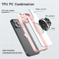 thumbnail image 4 of Transparent Armor Design Iphone 14 Pro Case With 360-degree Rotating Ring Holder, Waterproof, Scratch-resistant, Non-slip, Shockproof, 4 of 5