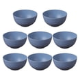 thumbnail image 1 of Dinnerware Set 8Pcs Cereal Bowls Dishwasher & Microwave Wheat Bowls Easy to Clean Lightweight Desserts & Soup Bowl Portable for Picnics ，Snack Plastic Bowls Set，Multi Color, 1 of 9