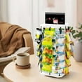 thumbnail image 4 of Rack Chip Rack with Top Writing Pad Creative 360 Rotating 5 Tiers 40 Clips Wood Chip Display Stand for Snack Candy, 4 of 7
