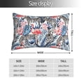 thumbnail image 2 of Sikiie Flamingo And Zebra Pillow Covers, Throw Pillow Case Cushion Covers,Cushion for Bedroom,Couch,Home-16"x24", 2 of 6