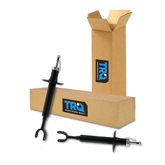 TRQ Front Shock Absorber Driver & Passenger Pair Set for 98-00 Audi A6 VW Passat SBA60136