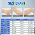 thumbnail image 7 of MecTo 15-20mmHg Footless Compression Stockings Medical Thigh High Compression Socks for Running Nursing Sports Veins( Beige, XL), 7 of 7