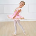 thumbnail image 6 of OBEEII Ballet Leotard Dresses for Girls Ballerina Tutu Skirts One-Piece Bodysuit Shiny Tutu Dresses Fluffy Swan Lake Dance Outfits, 6 of 8