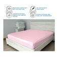 thumbnail image 7 of DNG Creations 5 Piece Zipper Sheet Set - Include (1 Elastic Fitted Sheet , 1 Base Sheet has Zipper, 1 Flat Sheet And 2 Pillowcase) 18 Inch Deep Pocket ( Solid Light-Pink - King ), 7 of 7
