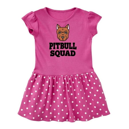 

Inktastic Dog Pitbull Squad Gift Baby Girl Dress