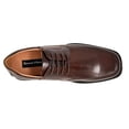 thumbnail image 2 of Zapatos de Vestir para Hombre Bruno Marc en Marrón Oscuro con Punta Cuadrada, 2 of 4