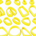 thumbnail image 2 of 18 Pieces Plastic Polymer Clay Cutters Earring Making Kit Shapes Kids Molds, 2 of 7