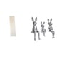 thumbnail image 1 of Pantalla De Lámpara De Pie Para Sala De Estar Con Figura De Familia De Conejos, Estatuas, Centro De Mesa, Adorno Para Armario, Estantería, Decoración, 1 of 8