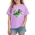 thumbnail image 2 of hengsof Shirts Chemises pour Enfants T - Graphiques à Manches Courtes Hauts Décontractés Quotidiens, 2 of 3