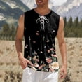 thumbnail image 2 of Summer Men Tank Top Sleeveless 3D Retro Vest Male Streetwear Cami Shirts, 2 of 4