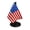 1PC, variant on Flag Chain Mail Patriotic Desk Decor, 3D Printed American Flag Desktop Decor, 250th Anniversary Independence Day Table Decorations, Military Veteran Gift for Home Office Man Cave (1PC)