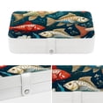 thumbnail image 4 of Fish PU Leather Necklace Holder with Removable Compartment, Portable Decorative Box Jewelry Boxes Necklace Organizer, 4 of 6
