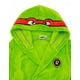 thumbnail image 4 of Albornoz con capucha Teenage Mutant Ninja Turtles para niños pequeños, bata de superhéroe en verde, acogedora, forro polar cómico para niños pequeños, 4 of 7