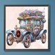 thumbnail image 3 of Pintura de diamante 5D DIY, taladro redondo completo, Kit de coche Steampunk, decoración del hogar, 30x30cm, 3 of 9