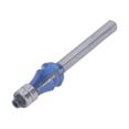thumbnail image 1 of Flush Trim Bit, Wear  Double Bearing Flush Trim Bit 1/4xR1.5 High Strength Incisive Cutting With Blue Coating For Woodworking, 1 of 8