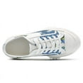 thumbnail image 5 of CMR CHAMARIPA Elevator Shoes For Women - White Casual Height Increasing Canvas Shoes Butterfly Pattern 3.15 Inches / 8 CM, 5 of 9