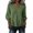 #0447-Green, variant on Shirts for Women Trendy Plain V Neck 3/4 Sleeve Linen Tops Summer Vacation Loose Tunic Boho Blouses