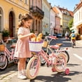 thumbnail image 5 of XINGAG Bike Basket, Front Bicycle Basket, Wicker Bike Front Basket, Rattan Woven Scooter Basket with Adjustable Straps for Adult Boys Girls Outdoor Riding, 5 of 9