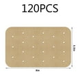 thumbnail image 5 of Multipurpose Cooking Liner, Heat Resistant Non-Stick Waterproof Perforated Parchment Paper for Air Fryer, Microwave Ovens, Easy Clean Disposable Air Fryer Liners for Kitchen (14, 5 of 5
