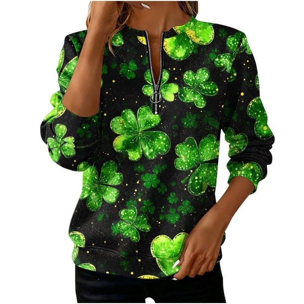Camisetas de Otoño para Mujeres Camiseta de Impresión Divertida de Cuello Redondo Suelta de las Mujeres con Suave 100% Poliéster, Top Casual Transpirable para Primavera Invierno Diario