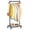 Black, variant on Small Clothing Racks for Hanging Clothes 45" Short Clothes Rack with Shelves Metal Rolling Garment Rack with Wheels for Small Space, Closet, Wardrobe, Black