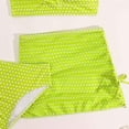 thumbnail image 3 of OYXSER Girls Tankini Swimsuit 2 Piece Bathing Suit for Teens Cute Bikini Swimwearwith Cover Ups Beach Skirt, Green 7-8Y, 3 of 6