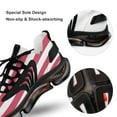 thumbnail image 7 of Aesthetic Heather Violet And White Vertical Walking Shoes for Men Woman Lightweight Tennis Fashion Elastic Sports Shoes Cushion Basketball Shoes, 7 of 7