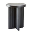 thumbnail image 2 of Better Homes & Gardens Lillian Fluted End Table, Black, 2 of 5
