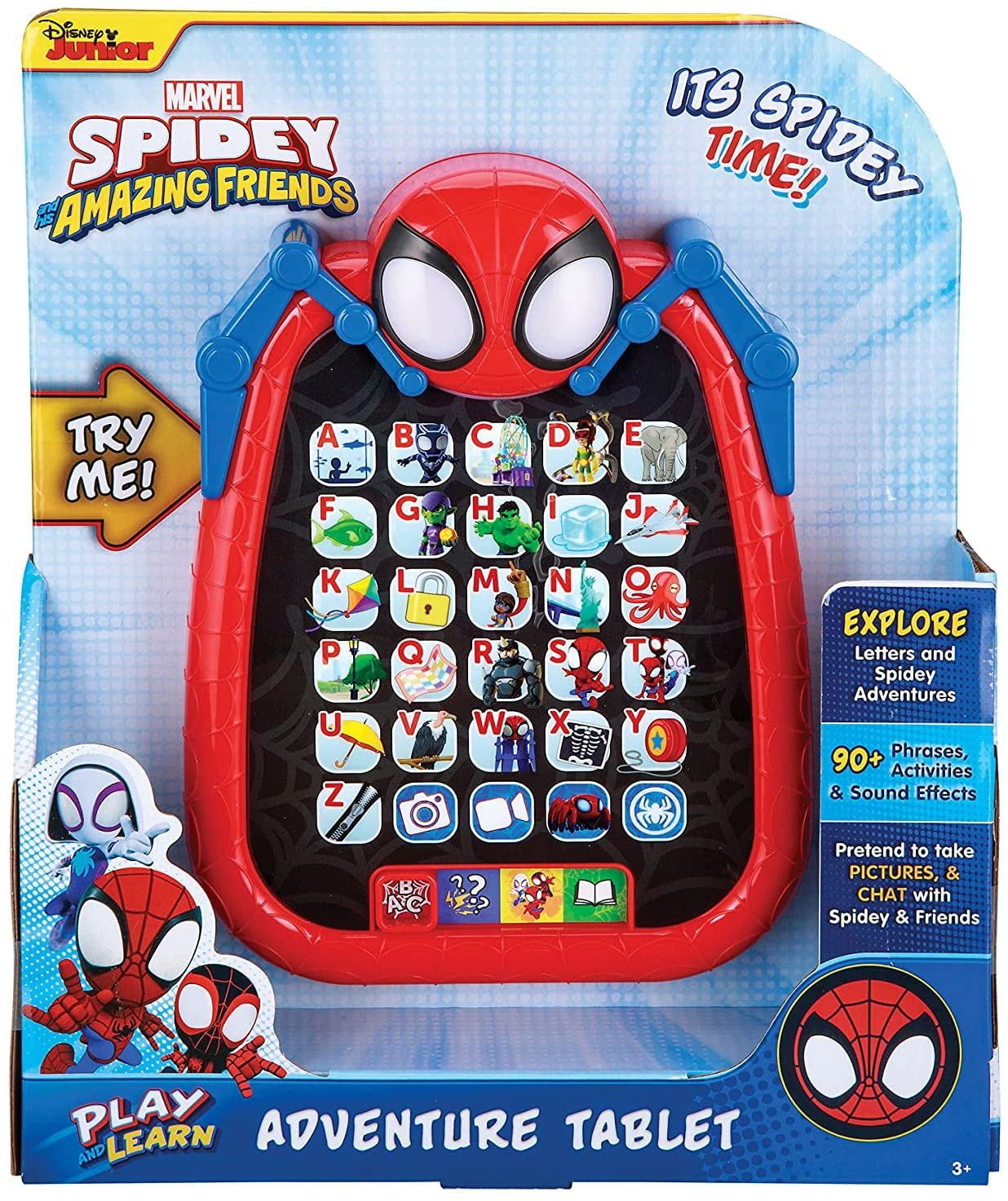 eKids Spidey and His Amazing Friends Play and Learn Adventure Tablet For Kids