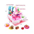 thumbnail image 3 of Cute Stone Dough Sets Dough Tools Kit Kitchen Creations Ice Cream Maker Machine with Sound and Light (8 Color Dough Included), 3 of 5
