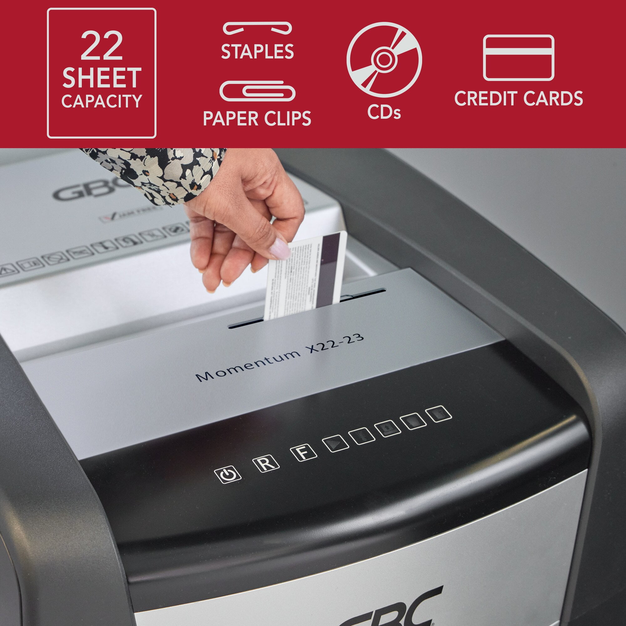 GBC Momentum Paper Shredder WSM177004