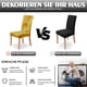 thumbnail image 4 of Fundas para Sillas 4 Piezas, Fundas para Sillas De Comedor Elásticas, Protector De Silla Moderno Lavable para Fiestas, Banquetes, Oficina, Decoración De Hoteles, 4 of 5