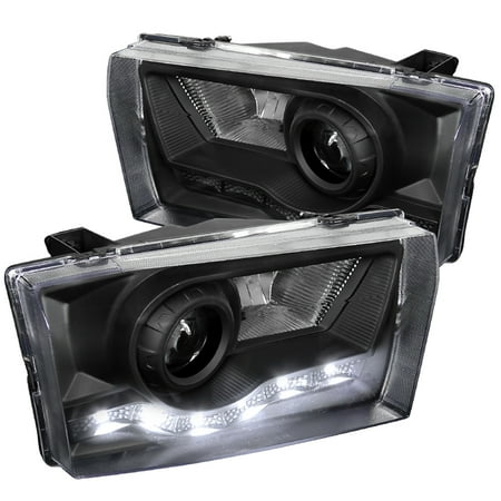 Ford F250 F550 Led - Spec-D Tuning Ford 1999-2004 F250 F350 F450 F550 Projector Headlights + R8 Led 1999 2000 2001 2002 2003 2004 (Left + Right)