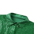 thumbnail image 4 of MesaSe Cardigan Rétro pour Femmes à Sequins Manches Longues Col en V Chemise Hauts, 4 of 6