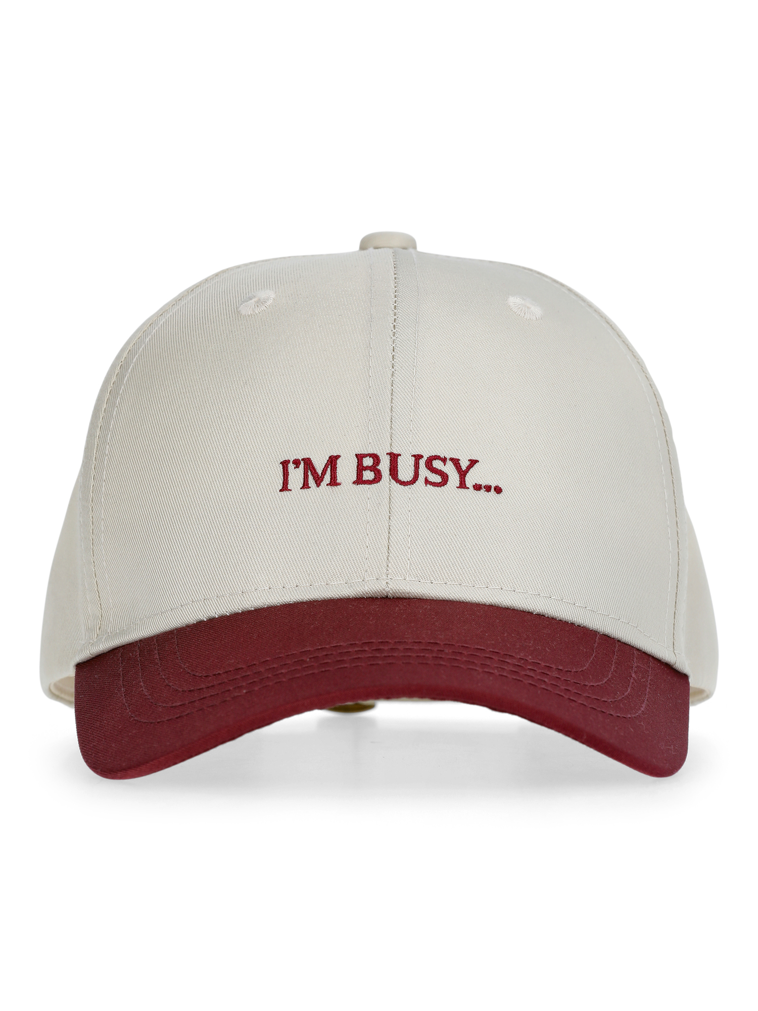 Weekend Academy Girls I'm Busy Hat, Ivory