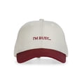 thumbnail image 3 of Weekend Academy Girls I'm Busy Hat, Ivory, 3 of 4