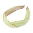 thumbnail image 5 of Unique Bargains 1 Pc Exquisite Personalized Straw Braid Headband Yellow, 5 of 6