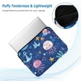 thumbnail image 2 of FORMRS 15"-15.6" Laptop Sleeve Protective Case Soft Carrying Quilted Computer Bag Cover, Light Pink Jellyfish, 2 of 7