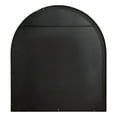 thumbnail image 4 of Kate and Laurel McLean Modern Arched Metal Framed Wall Mirror, 32 x 36, Black, Minimal Decorative Mirror with Rounded Arch Shape for Stunning Wall Home Decor, 4 of 7