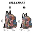 thumbnail image 2 of FORMRS Mini Backpack Purse for Women Travel Daypack Casual Shoulder Bag, Vibrant Blooming Flowers, 2 of 7