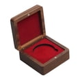 thumbnail image 2 of Estuche de exhibición de monedas de desafío Caja de almacenamiento de madera Caja de presentación de exhibición Medalla de Línea roja, 2 of 9