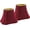 Burgundy, variant on Vintage Lamp Shades Cut Corner, 8"x14"x11" Spider Medium Beige Fabric Shade for Table Lamps and Floor Lamp Replace (Set of 2),Octagonal Bell Lamp Shade Easy Assembly (Harp Not Included)