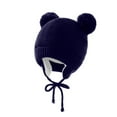 thumbnail image 3 of Taybagh Toddlers Hats Winter Toddler Girl Hat Knitted Double Wool Earmuffs Hat with Adjustable Rope, 3 of 3