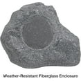 thumbnail image 3 of Sound Town Pair of 2-Way 6.5" High Fidelity Passive Outdoor Rock Speaker, Weather-Resistant, 70V/100V/8-Ohm, Outdoor Commercial Speaker for Garden, Yard, Deck, Installation, Gray (ROCK-62G-PAIR), 3 of 6