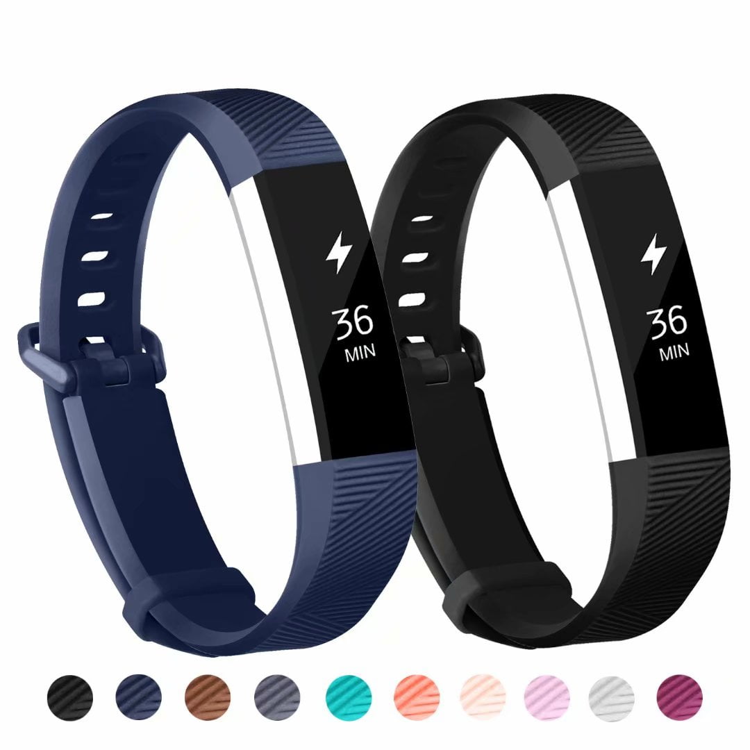 POY Compatible Bands Replacement for Fitbit Alta/Fitbit Alta HR Adjustable Sport Wristbands for Women Men 