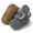 Dark Gray, variant on purcolt Newborn Baby Boy Girl Soft Fleece Booties Infant Stay On Crib Slippers Socks Shoe Non Skid Gripper Toddler First Walkers Winter Warm Ankle Shoes