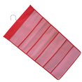thumbnail image 3 of Organizador de armario colgante Bolsillos de malla de 2 lados Bolsa de almacenamiento para guardarropa Bolsa para ropa interior Calcetines de sujetador, Rejilla 30, Rojo tholdsy HA003837-13, 3 of 6